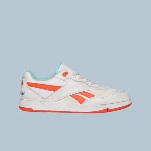 Reebok BB 4000 Ii Vintage Men's Basketball Shoes White Orange | WDT548GR