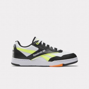 Reebok BB 4000 Ii Women's Basketball Shoes Black Yellow White | KJM9294IU