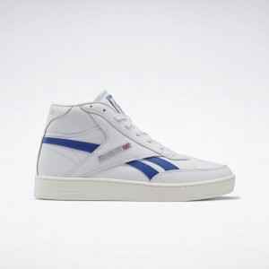 Reebok Club C 85 Form Hi Men's Shoes White Blue | RMN8095PY