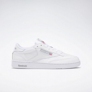 Reebok Club C 85 Men's Shoes White | EMP6491GR