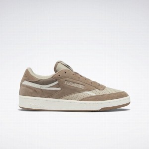 Reebok Club C 85 Vintage Men's Shoes Grey Brown Beige | ZWD9062QO