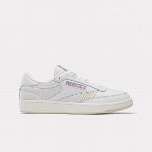 Reebok Club C 85 Vintage Women's Shoes White Pink | ZIU6293GA