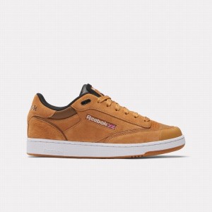 Reebok Club C Bulc Women's Shoes Brown White | IEF3693TW