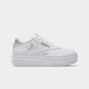 Reebok Club C Extra Women's Shoes White Blue | MJN8495GR