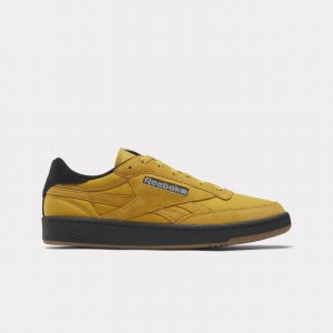 Reebok Club C Revenge Men's Shoes Gold Black Pink | OYT6850UC
