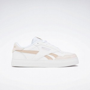 Reebok Court Advance Bold Women's Lifestyle Shoes White Beige | WRJ3776PY