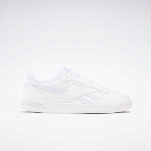 Reebok Court Advance Women's Lifestyle Shoes White Purple | FIS5461BC