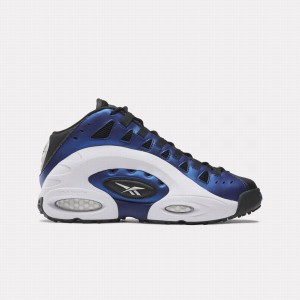 Reebok Es22 Men's Basketball Shoes Blue Black White | AOI698MI