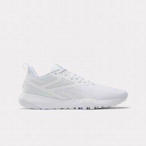 Reebok Flexagon Force 4 Men's Weightlifting Shoes White Grey | OMG9342HQ
