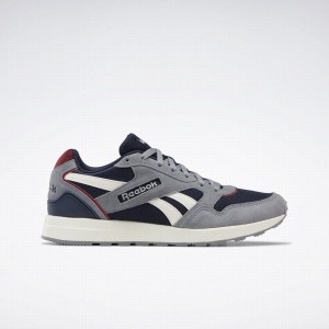 Reebok Gl 1000 Women's Lifestyle Shoes Navy Burgundy Grey | KMT945RO