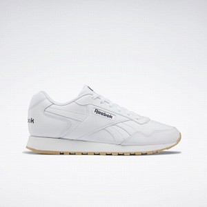 Reebok Glide Men's Lifestyle Shoes White Navy | FGG217NX
