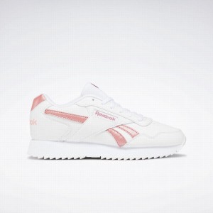 Reebok Glide Ripple Double Women's Lifestyle Shoes White Pink Gold | GUE8939UI