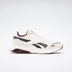 Reebok Hexalite Legacy 1.5 Men's Lifestyle Shoes White Burgundy Black | POS9019WE