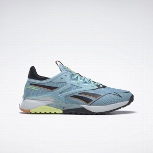 Reebok Nano X2 Tr Adventure Women's Training Shoes Blue Grey Black | RQK8856FM