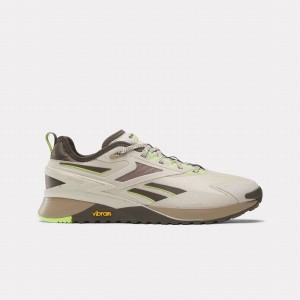 Reebok Nano X3 Adventure Women's Training Shoes White Light Green | QKD8016CX