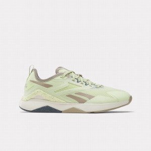 Reebok Nanoflex Adventure Tr 2 Women's Training Shoes Green Beige Blue | ESV6034TW