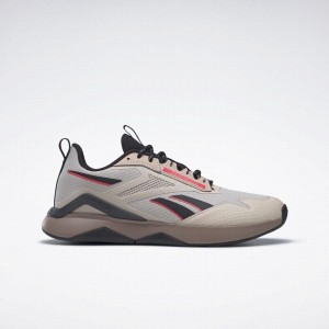 Reebok Nanoflex Adventure Tr Women's Training Shoes Grey Brown Black | SAK1698IQ