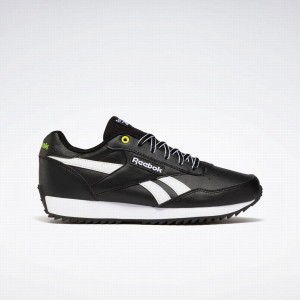 Reebok Rewind Run Ripple Men's Running Shoes Black White Light Green | ADC2256CW