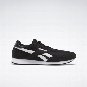 Reebok Royal Classic Jogger 3.0 Men's Lifestyle Shoes Black White | SSK5096ZN