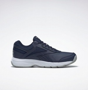 Reebok Work N Cushion 4.0 Women's Walking Shoes Blue Grey White | SKI6954ZD