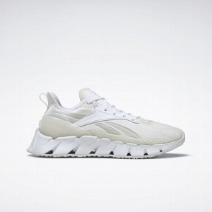 Reebok Zig Kinetica 3 Women's Running Shoes White Grey | BBO516AP