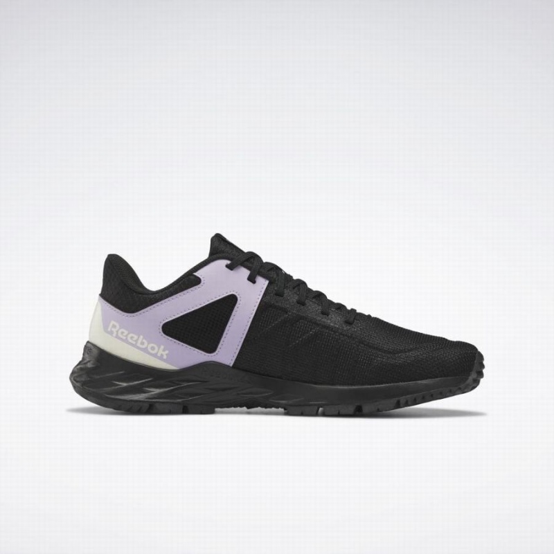 Reebok Astroride Trail 2.0 Women's Walking Shoes Black Purple | TLP139XO