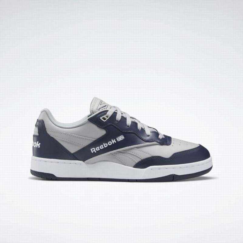 Reebok BB 4000 Ii Men\'s Basketball Shoes Grey Navy White | KIH1695OP