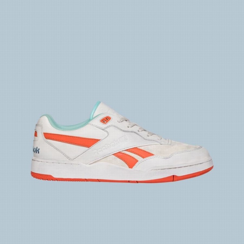 Reebok BB 4000 Ii Vintage Men\'s Basketball Shoes White Orange | WDT548GR