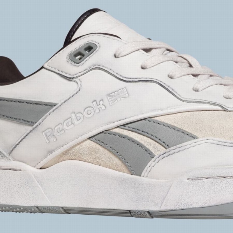 Reebok BB 4000 Ii Vintage Men's Basketball Shoes White Light Grey | VUZ7766PS