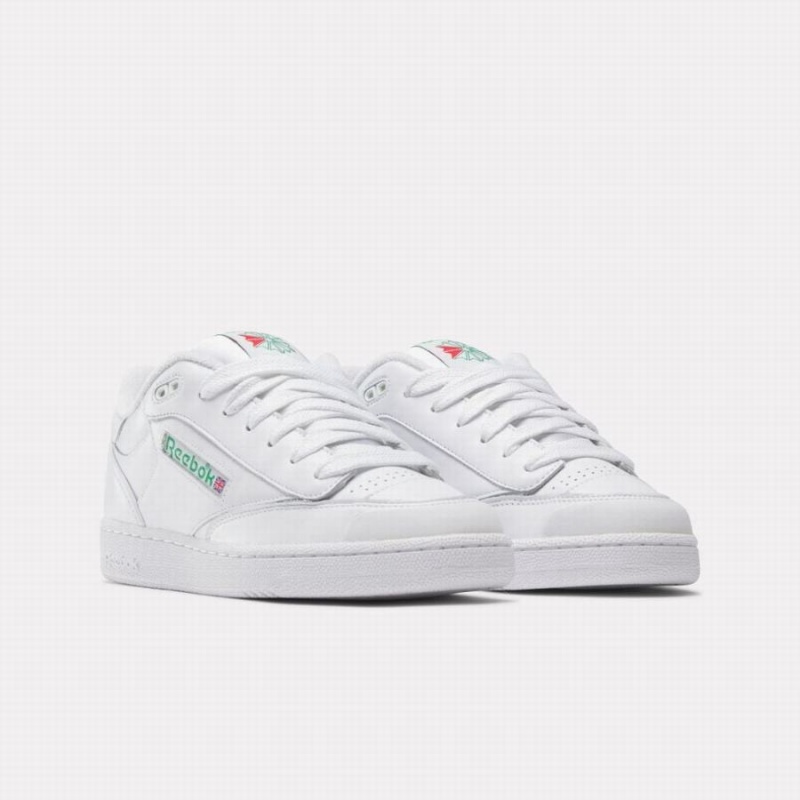 Reebok Beams Club C Bulc Men's Shoes White Green | HUV7333RO