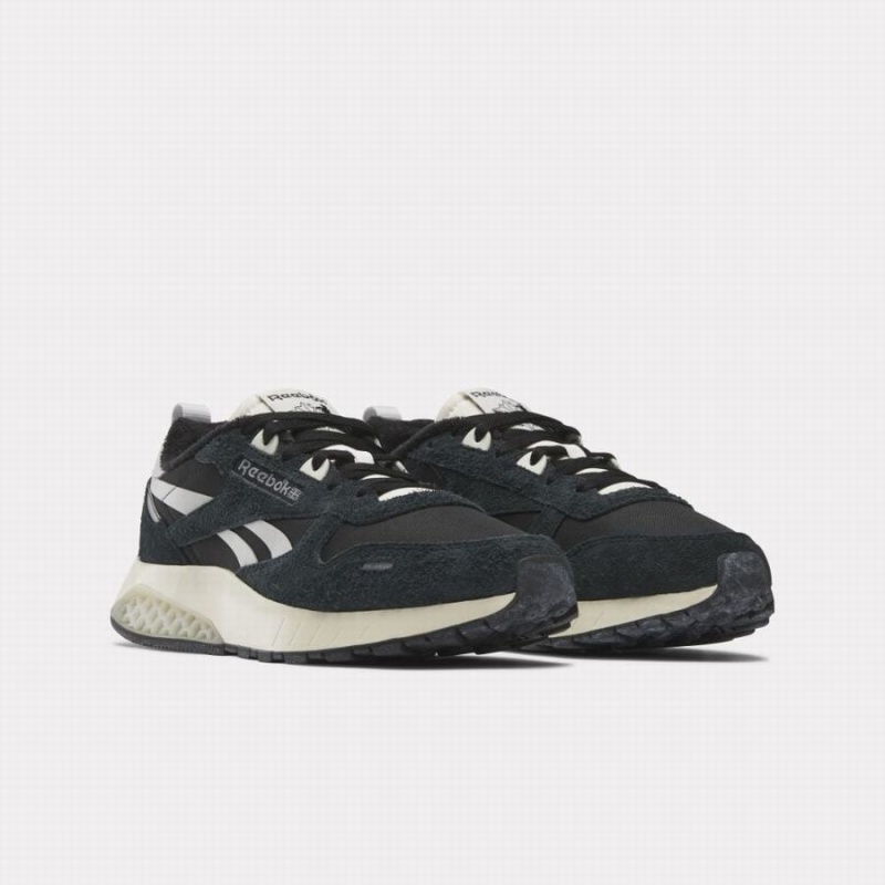 Reebok Cl Leather Hexalite Men's Shoes Black White | GHL120XT