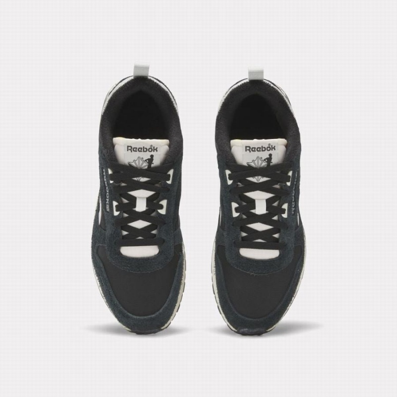 Reebok Cl Leather Hexalite Men's Shoes Black White | GHL120XT