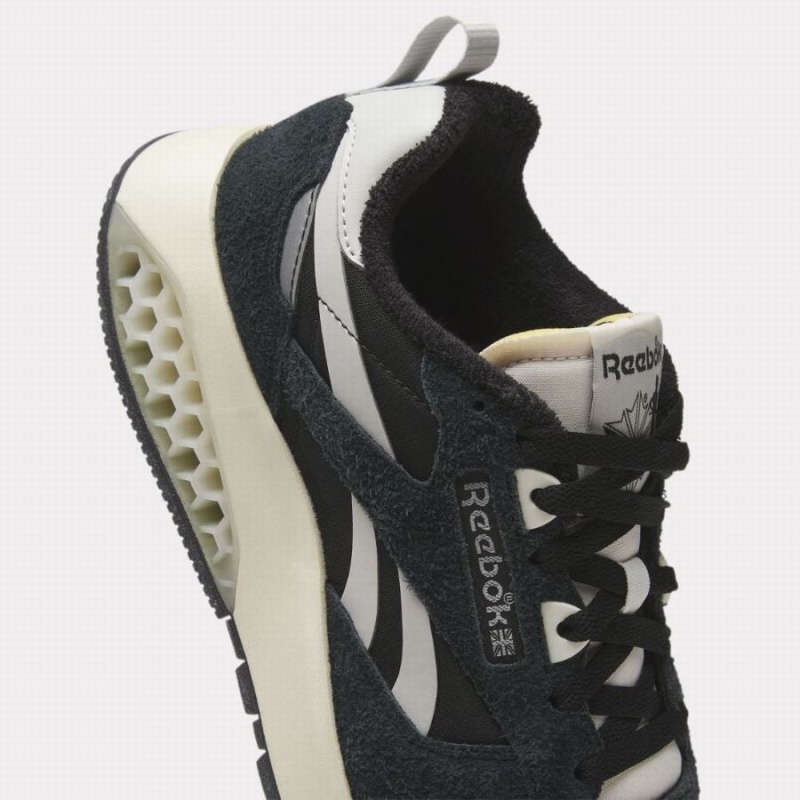 Reebok Cl Leather Hexalite Men's Shoes Black White | GHL120XT
