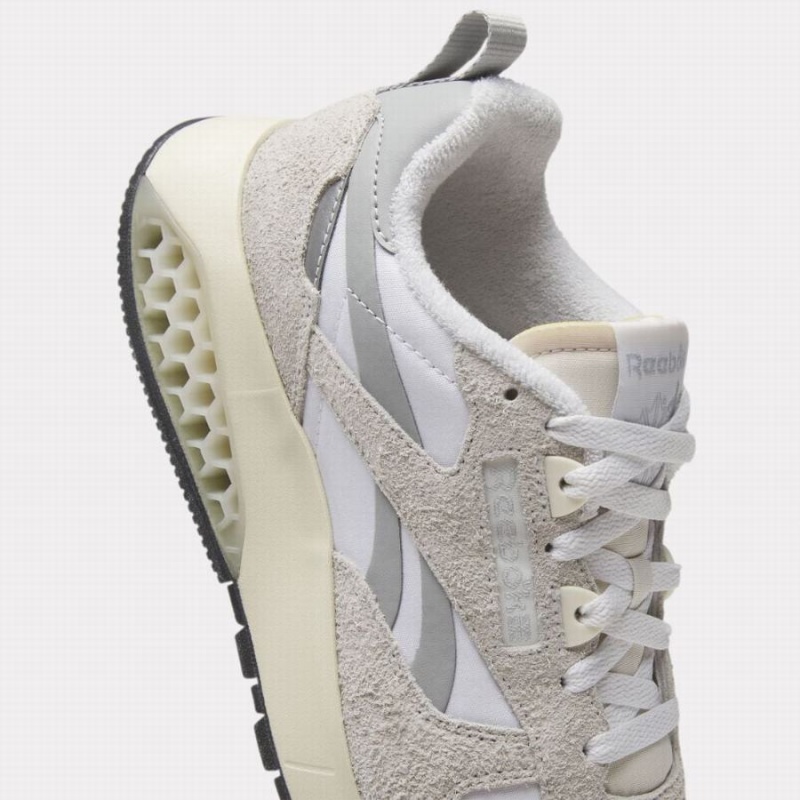 Reebok Cl Leather Hexalite Men's Shoes White Grey | GOA9489GG