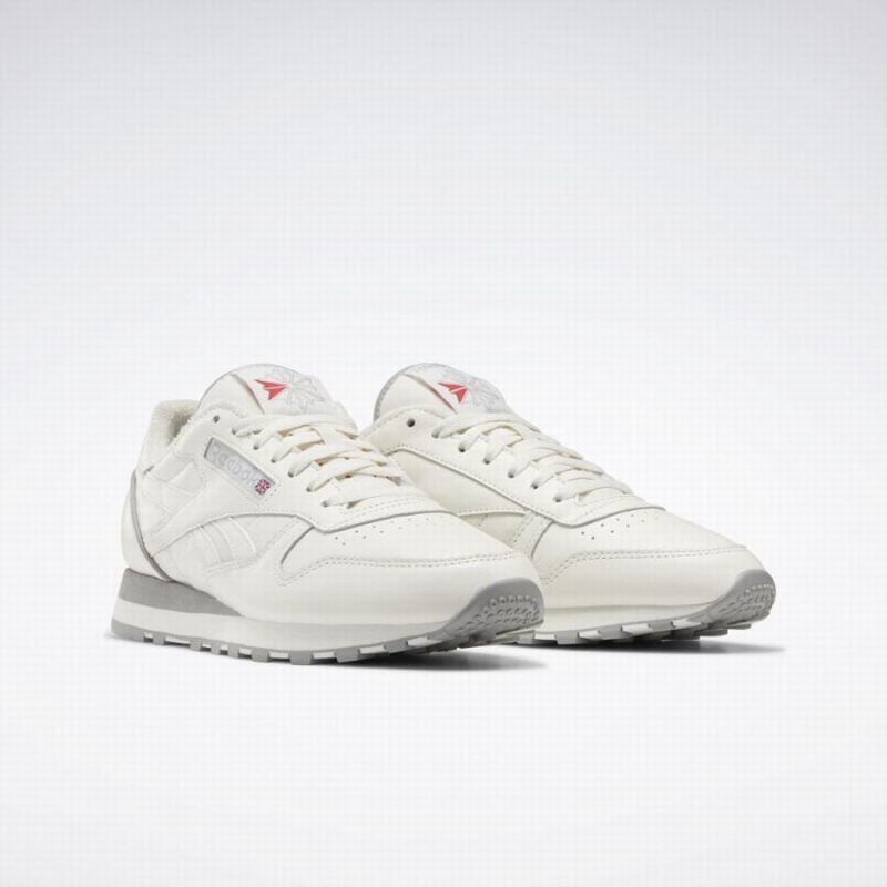 Reebok Classic Leather 1983 Vintage Women's Shoes White Red | RVZ295VS