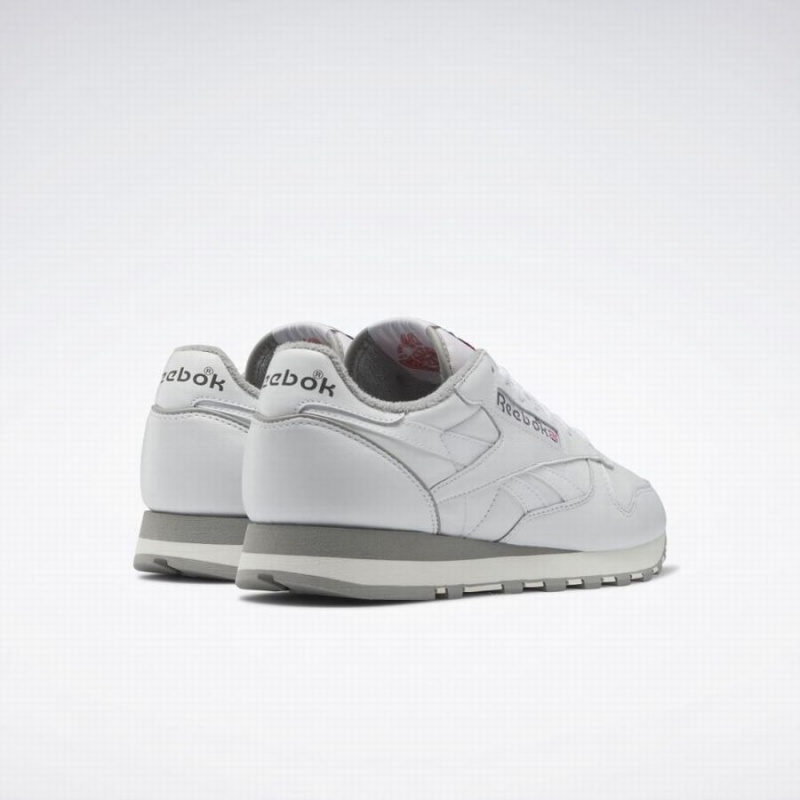 Reebok Classic Leather 2023 Vintage Men's Shoes White Grey | FZU9024TD