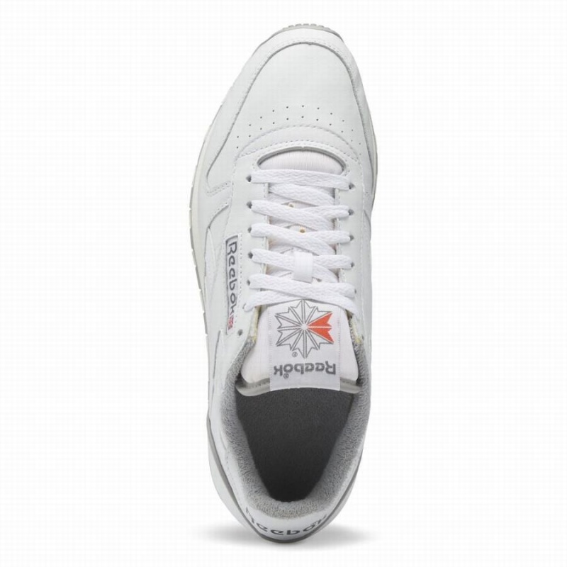 Reebok Classic Leather 2023 Vintage Men's Shoes White Grey | FZU9024TD