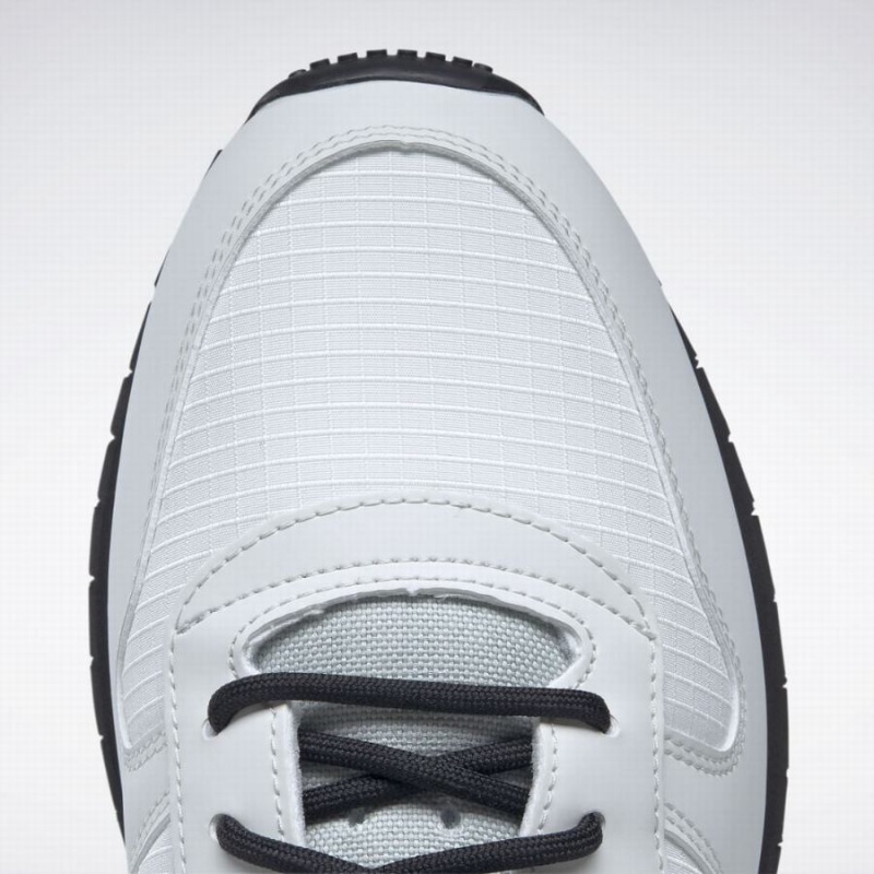 Reebok Classic Leather Men's Shoes Grey Black | XPR3957UH