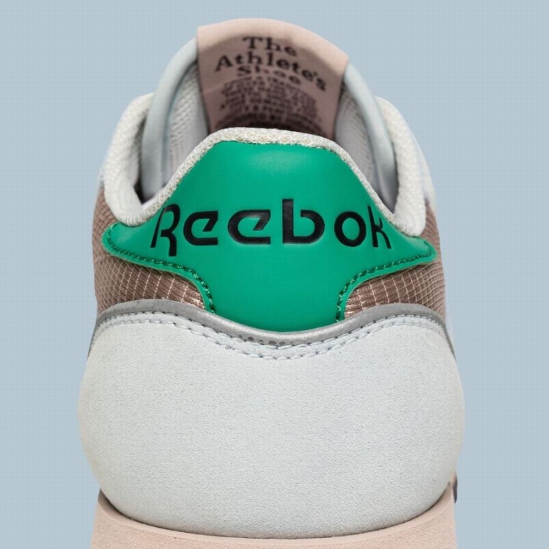 Reebok Classic Leather Retro Men's Shoes White Brown Green | ONA5222SQ