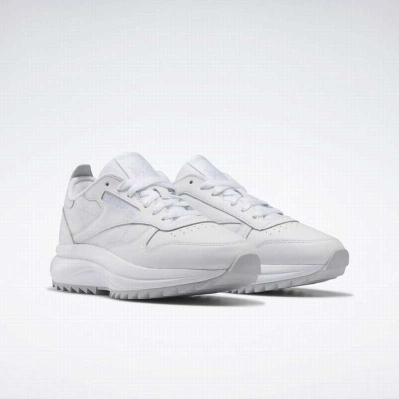 Reebok Classic Leather Sp Extra Women's Shoes White Light Grey Purple | NNK1744JJ