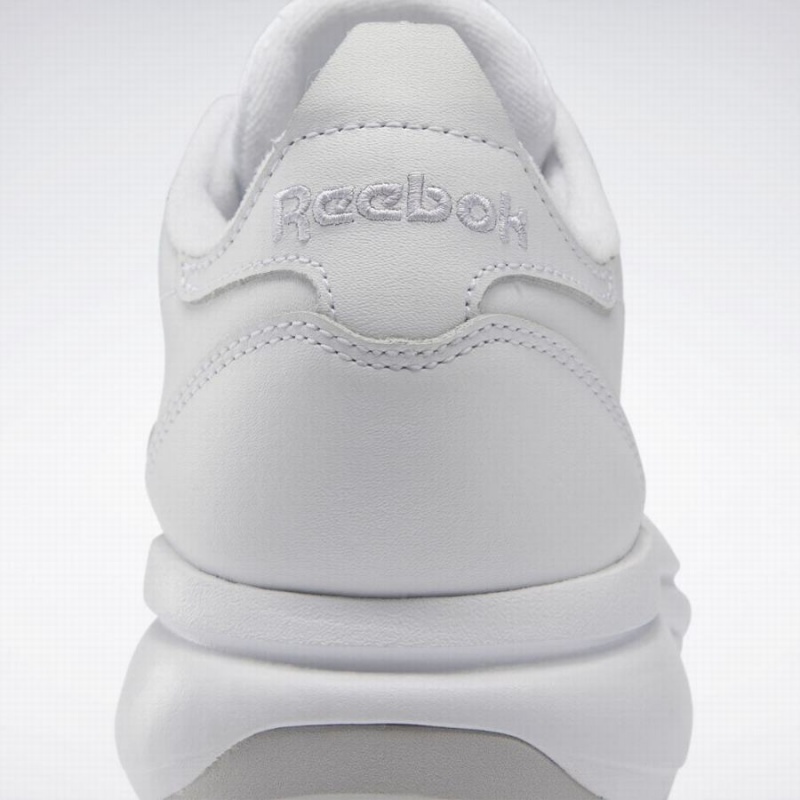 Reebok Classic Leather Sp Extra Women's Shoes White Light Grey Purple | NNK1744JJ