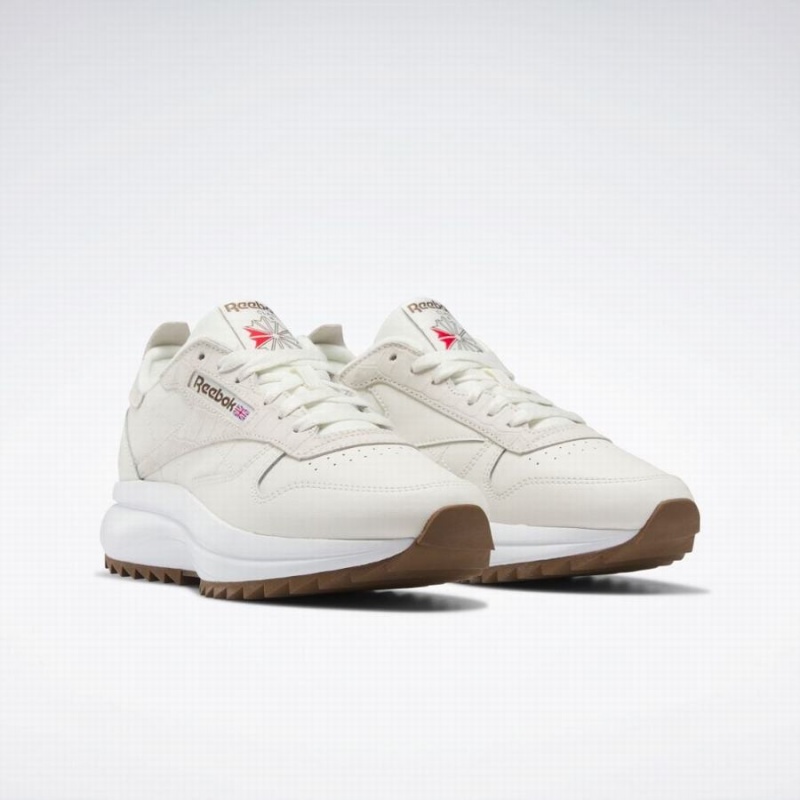 Reebok Classic Leather Sp Extra Women's Shoes White Blue | LYT447DQ