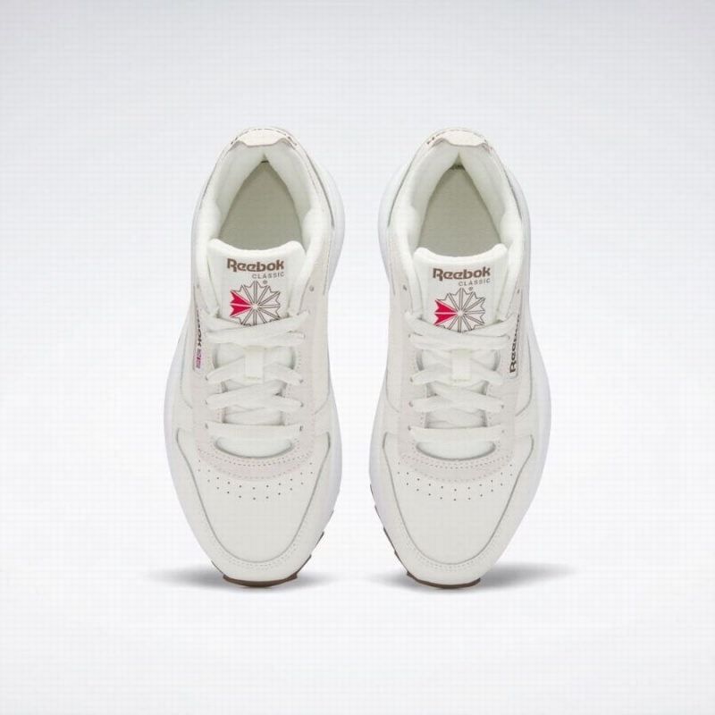 Reebok Classic Leather Sp Extra Women's Shoes White Blue | LYT447DQ