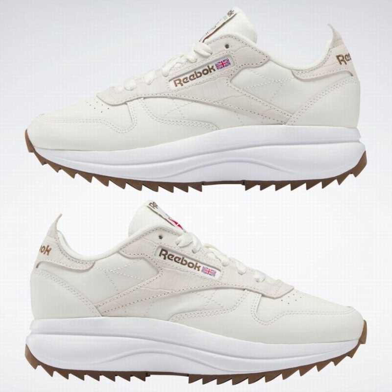 Reebok Classic Leather Sp Extra Women's Shoes White Blue | LYT447DQ