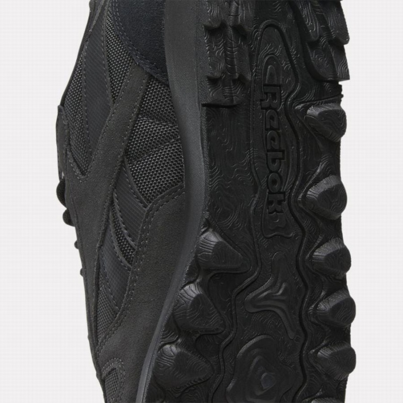 Reebok Classic Leather Women's Shoes Grey Black | DBN3943CU