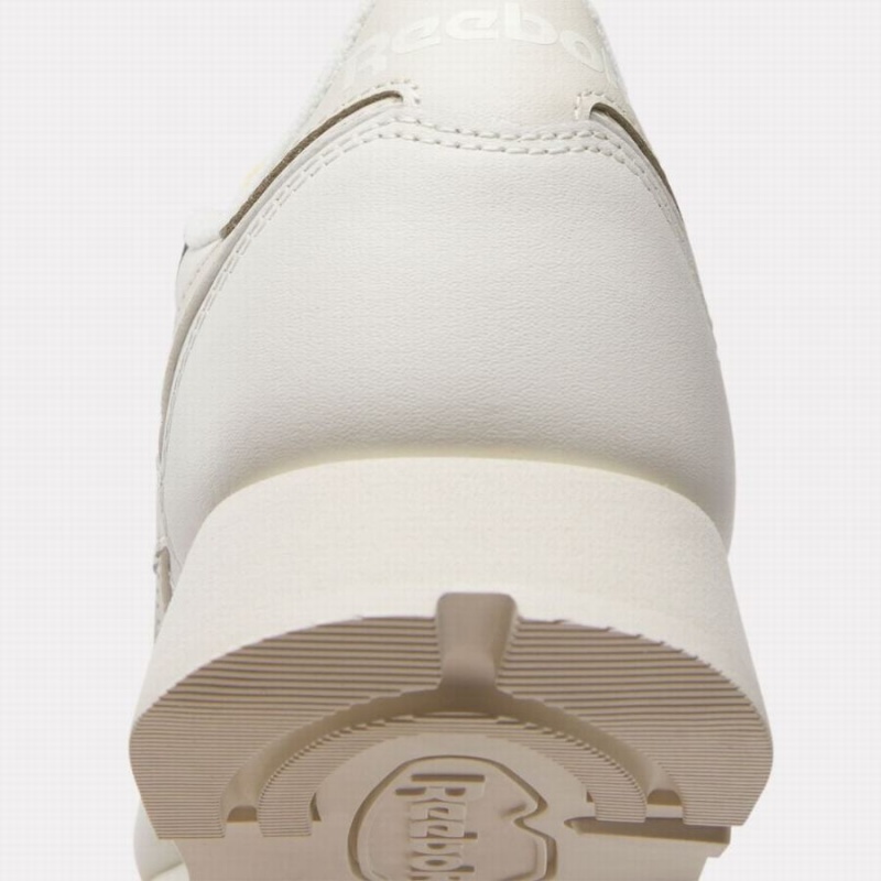 Reebok Classic Leather Women's Shoes White | LEN8629UO