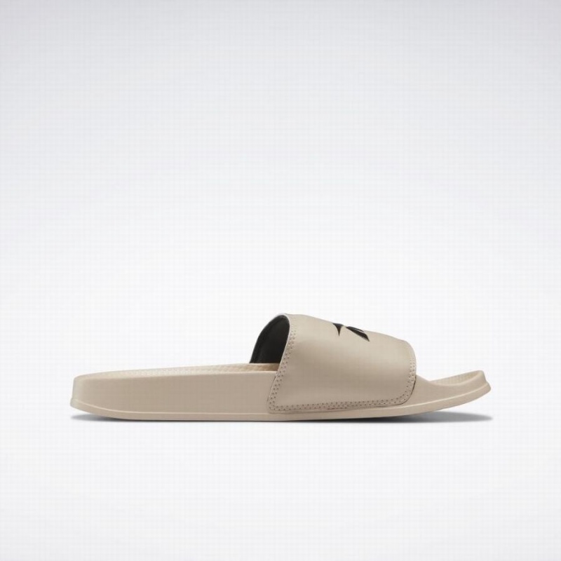 Reebok Classic Men's Slides Beige Black | DWS3989WG