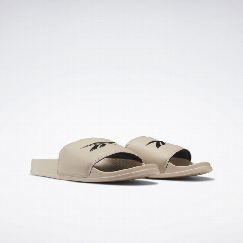Reebok Classic Men's Slides Beige Black | DWS3989WG