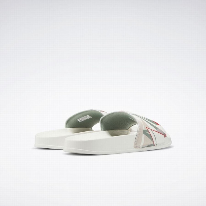 Reebok Classic Men's Slides White Green | HQQ8694CQ