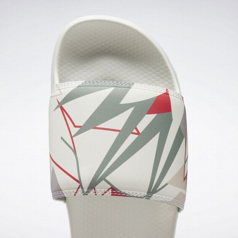 Reebok Classic Men's Slides White Green | HQQ8694CQ